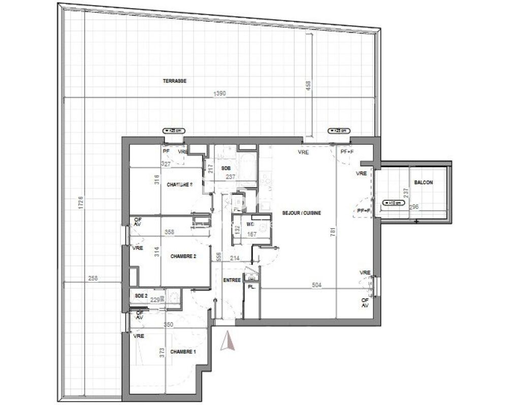 Vente Appartement Appartement 91 m2 avec grandes terrasses Nantes
