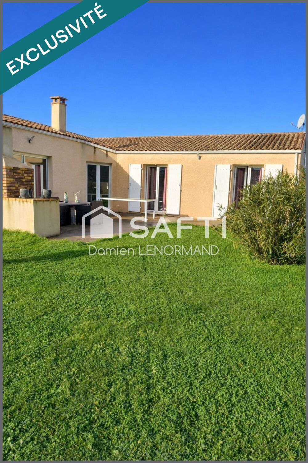 Maison de 2002 LES ALLARDS de127m2 terrain de835m2
