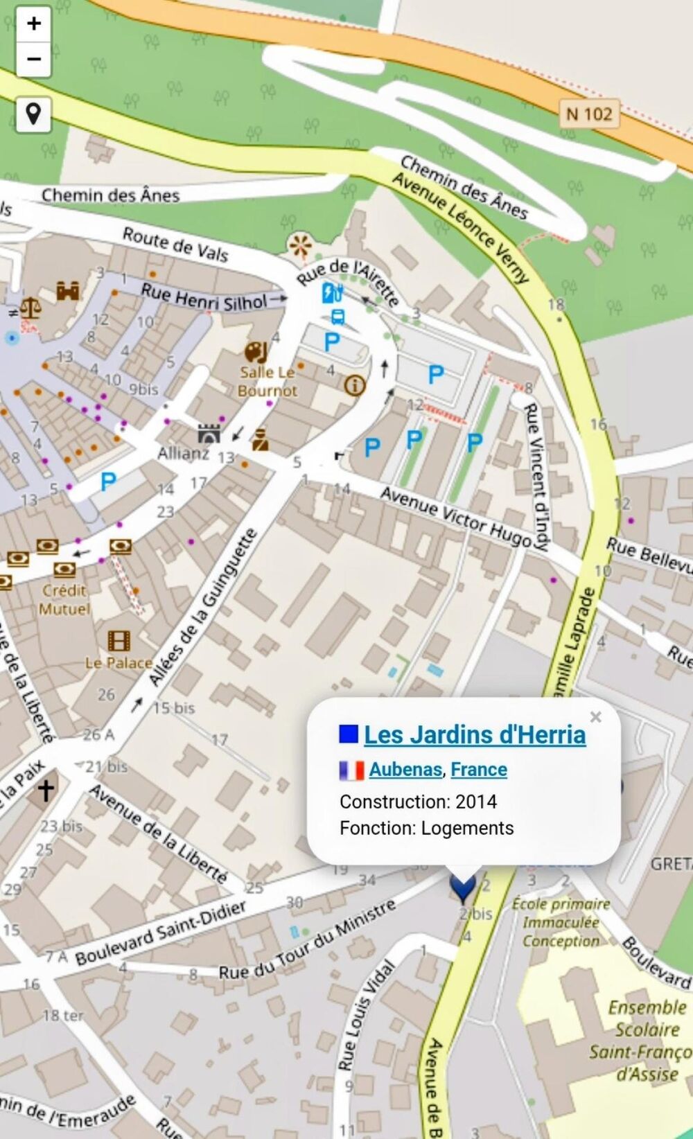 Vente Parking/Garage Parking couvert en sous-sol à Aubenas Aubenas