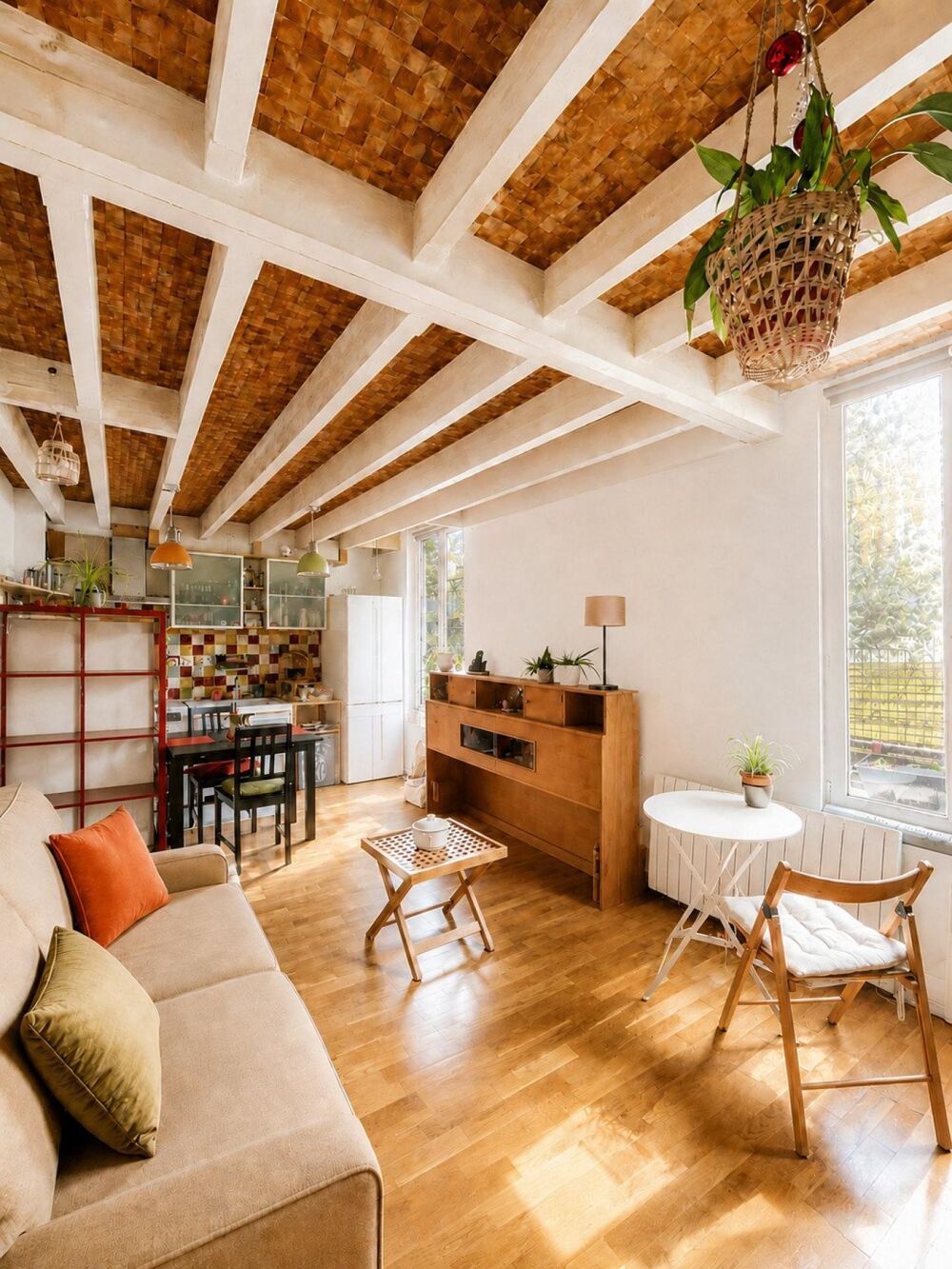 Vente Appartement Duplex atypique au dernier étage, au calme absolu, à deux pas des Lilas et du métro ligne 11. Bagnolet