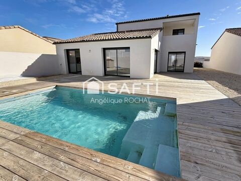  Villa Contemporaine Neuve 2025 avec Piscine et Suite Parentale 26 m� � Montblanc Maison - 4 pi�ce(s) - 145 m�