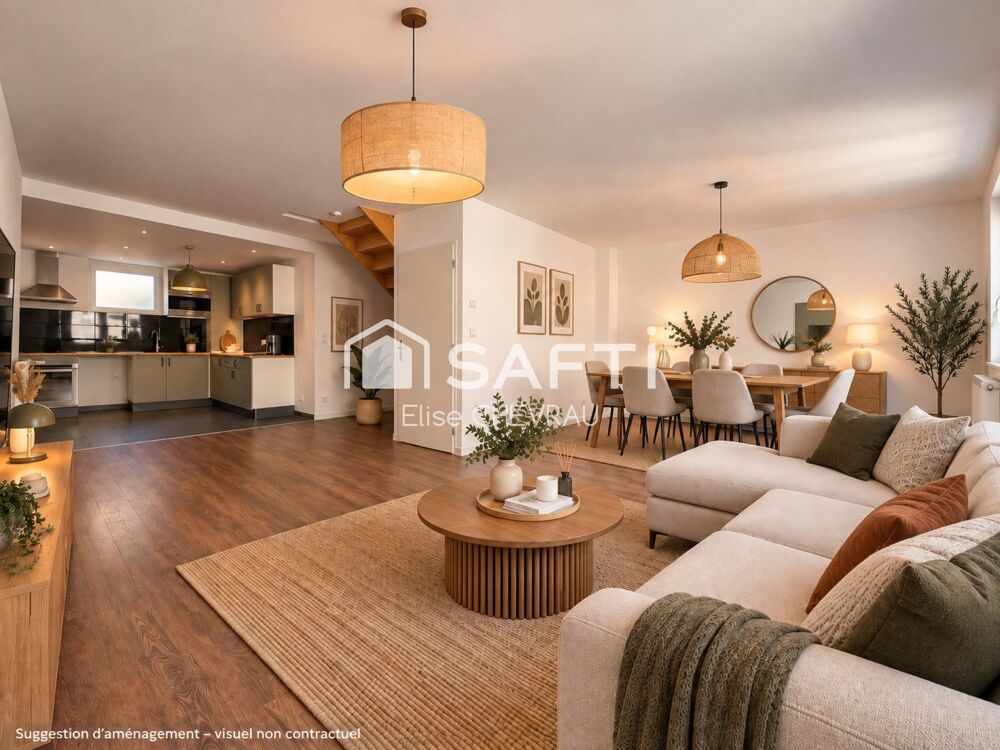 Un duplex au calme, en ville
