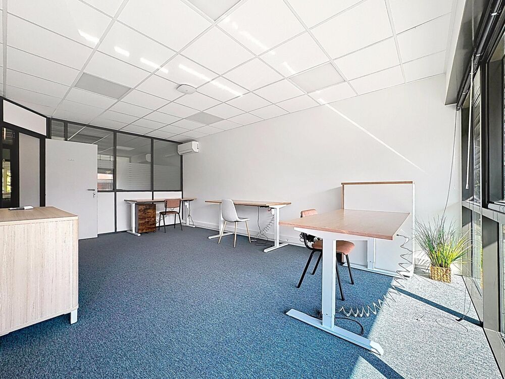   Bureaux professionnels meublés à Voiron Champfeuillet – 6 à 8 postes, DPE A Voiron