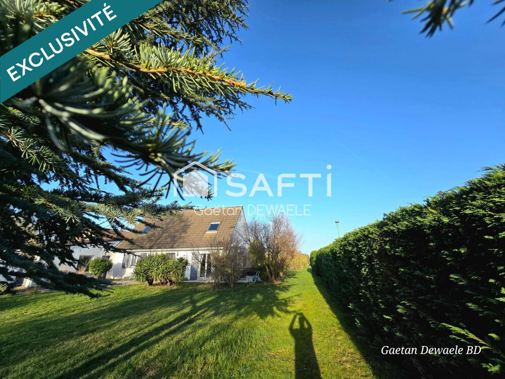 Pavillon individuel en semi plain pied,5 chambres, jardin et garage