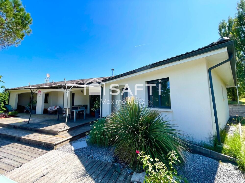 Vente Maison Villa contemporaine 6 pièces avec vue et piscine Castelnau-sur-gupie