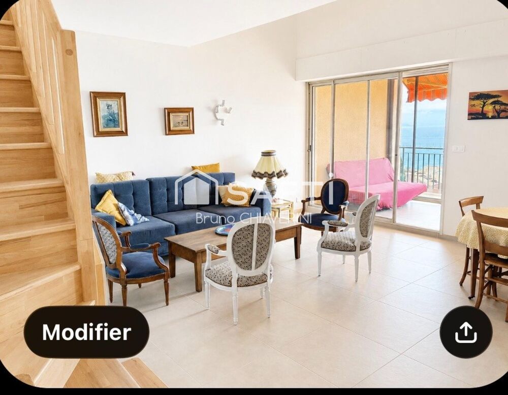 Un véritable balcon sur la mer