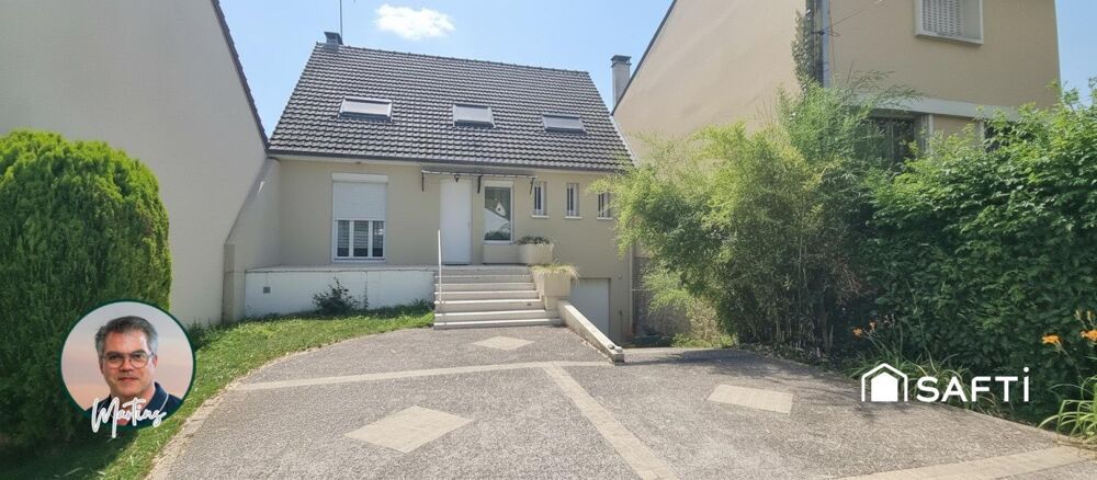Maison familiale - 5 chambres -sous-sol total - 15 min à pied du RER B "La Hacquinière