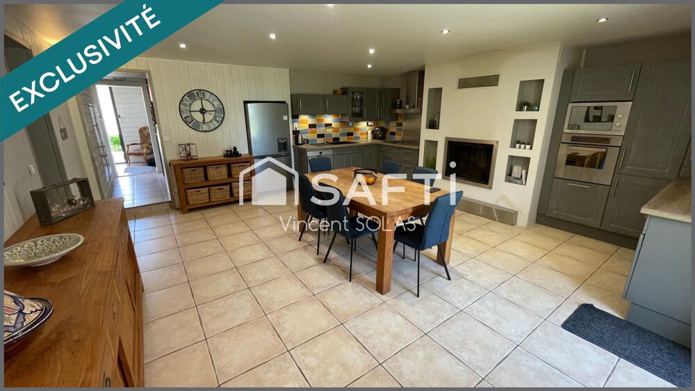 Propriété de 136m² + logement T3 de 63m² sur 1489m² - Calme - Bel Environnement