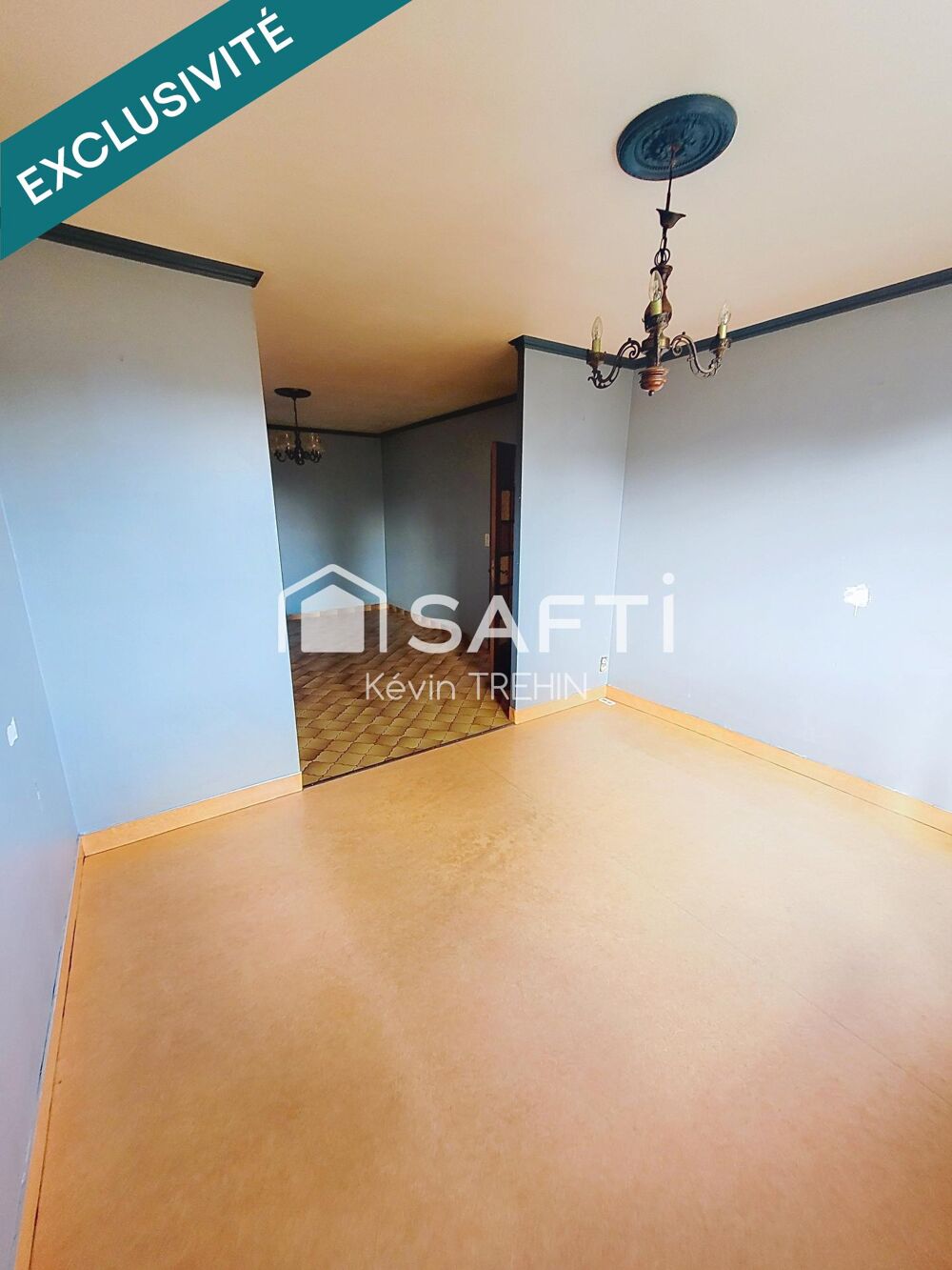 Vente Maison Maison 98 m² – Sous-sol complet – Terrain clos 1021 m² – Radenac (bourg) Radenac