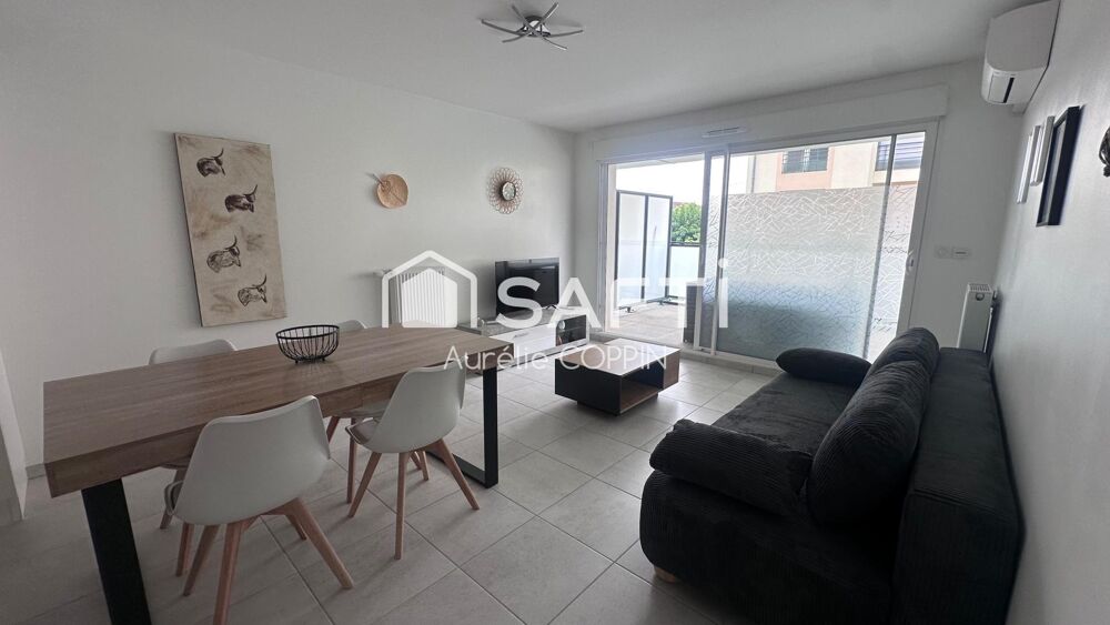 T3 meublé avec balcon et garage à Tignieu