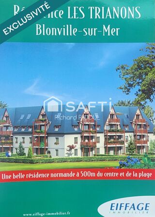 Vente Appartement Plain-pied-Terrasse-Jardin 73m²-Plage à 10'à pied Blonville-sur-mer