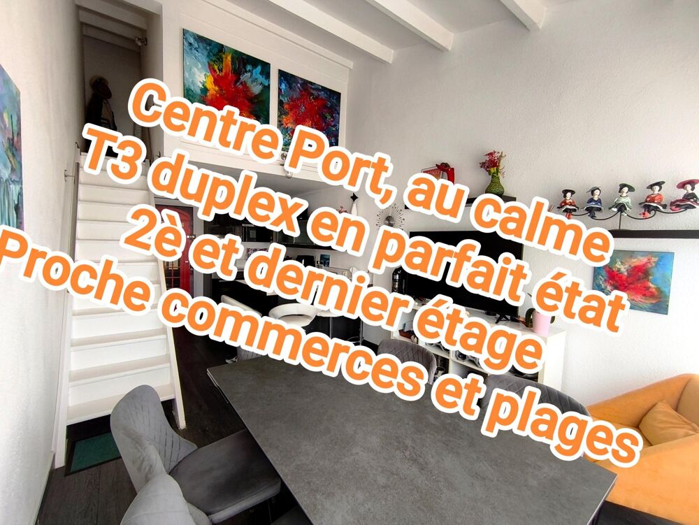 Vente Appartement T3 en duplex en très bon état, au calme Cap d'agde