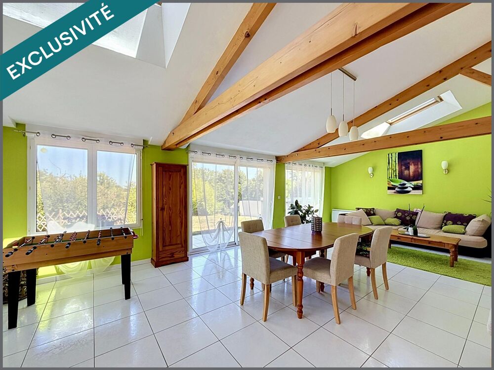 Maison 4 chambre, grand terrain