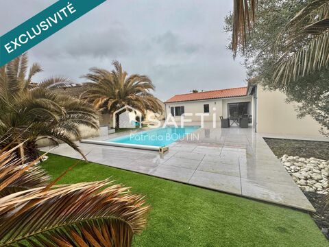   PAVILLON PLAIN PIED 4 CHAMBRES DONT UNE SUITE PARENTALE + GARAGE ET PISCINE  A JUSCORPS ! Maison - 5 pi�ce(s) - 144 m�
