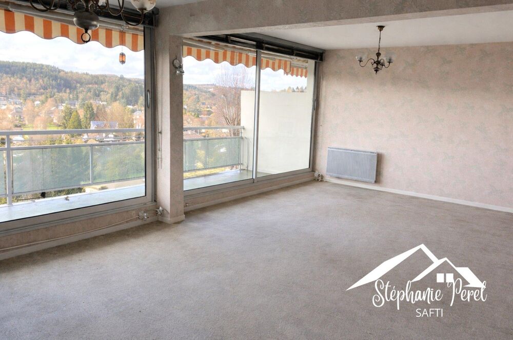 Appartement T3 de 88 m² avec balcon, garage et cave  Ussel