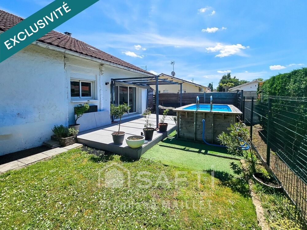 Maison rénovée avec piscine sans vis-à-vis