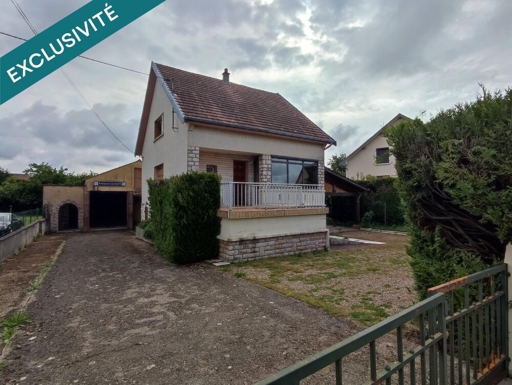 maison sur sous-sol à rénover, 3 chambres, annexes importantes.