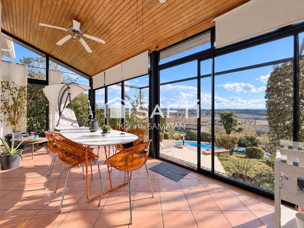 Vente Maison Lauzerville - Grande villa T8 - 322m²  -Vue Pyrénées - Piscine - studio independant Lauzerville