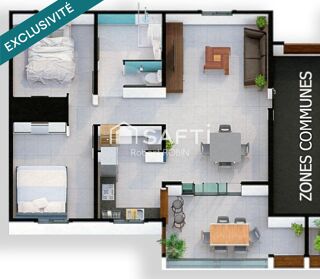  Appartement à vendre 4 pièces 72 m²