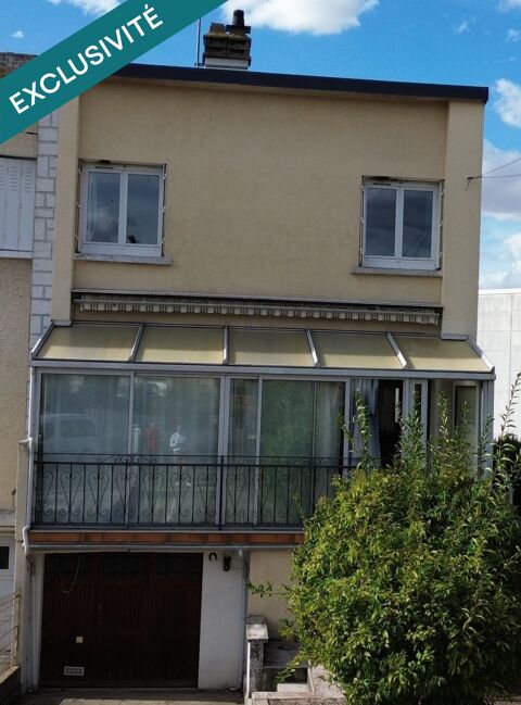   Maison sur sous sol à rénover avec jardin, garage – Issoudun Maison - 4 pièce(s) - 75 m²