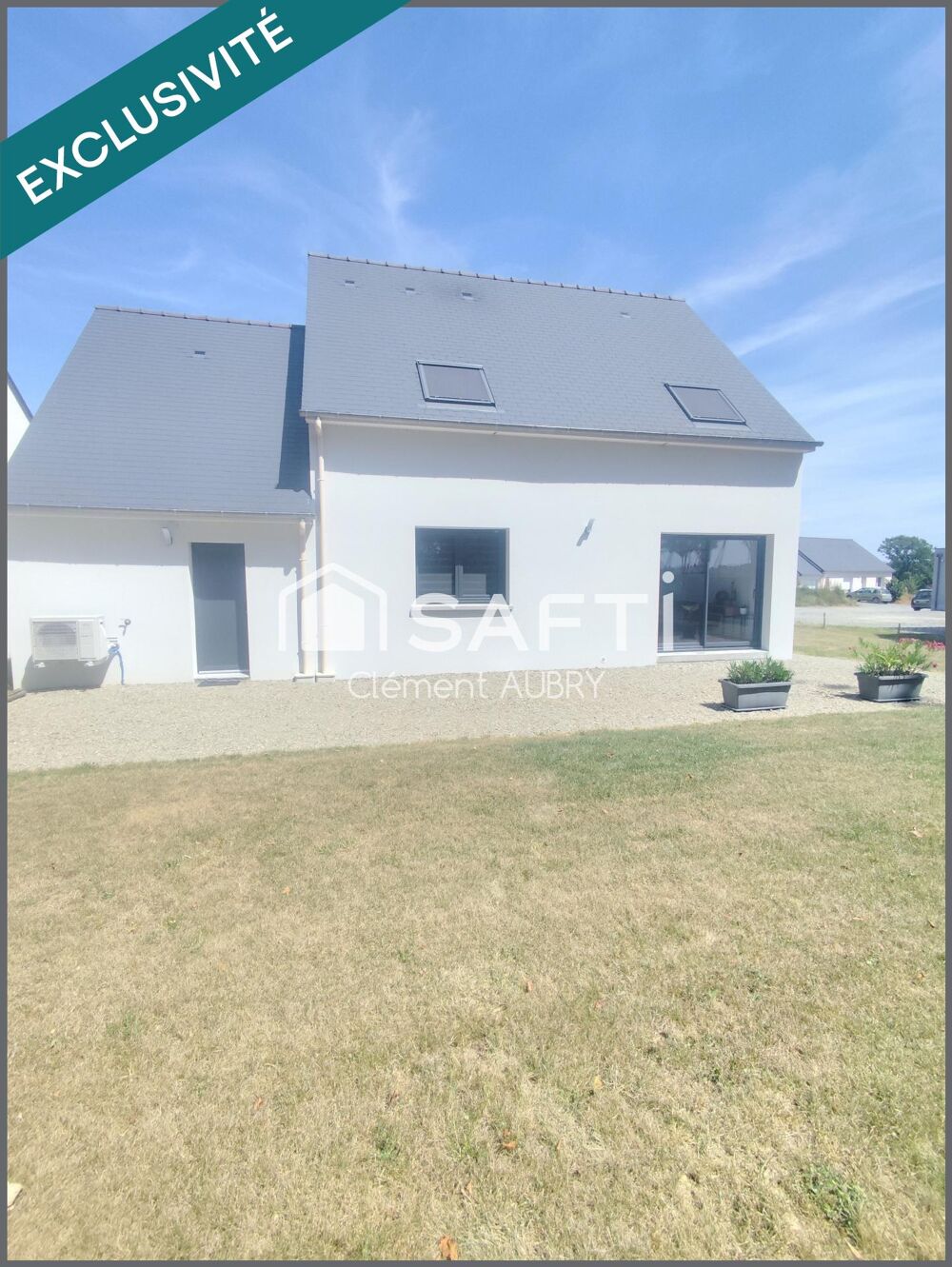 Maison récente avec 4 chambres et terrain !