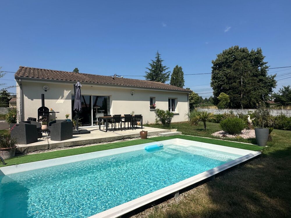 Vente Maison Maison récente de plain-pied avec piscine – 95 m² Creon
