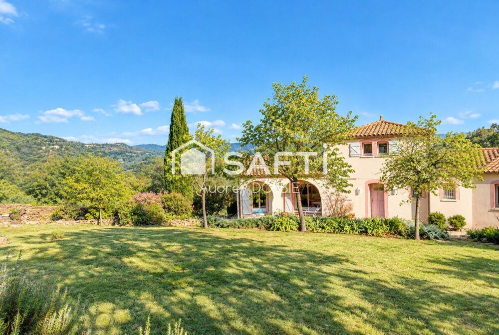 Vente Maison 07140 : Villa avec piscine et vue panoramique sur une terrain de 5825m² Les vans