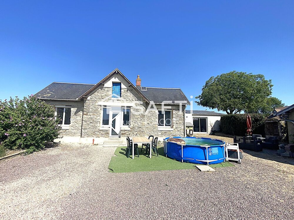 Charmante maison de plain-pied avec 4 chambres, un jardin arboré sans vis-à-vis et dépendances