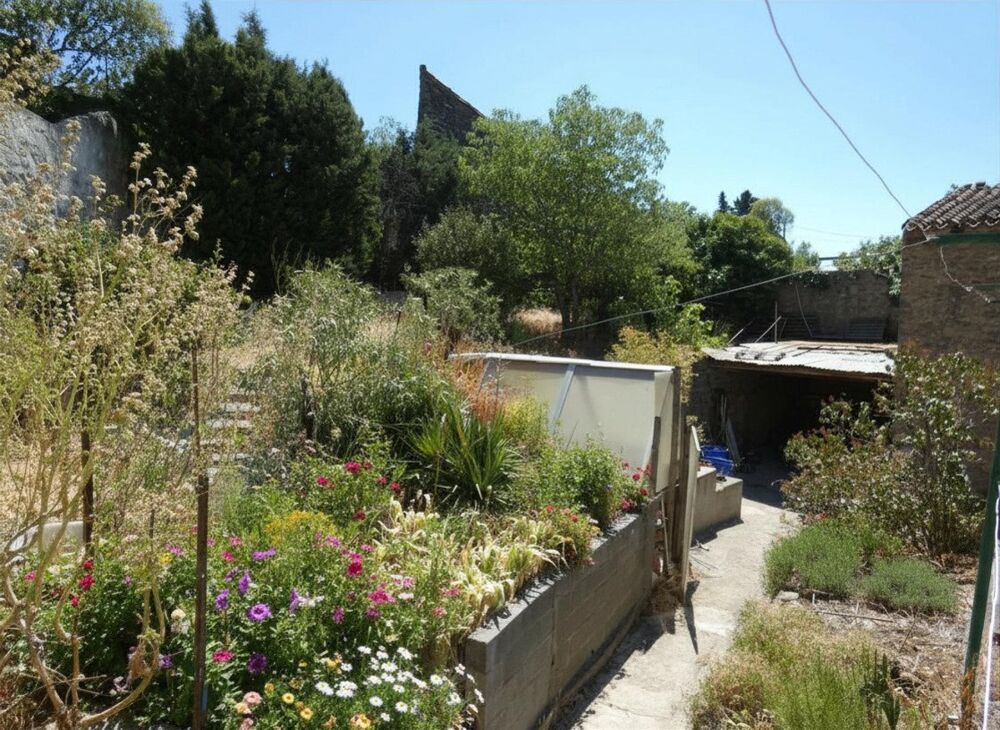 Maison de village 130m² + remise, 4 chambres, garage, terrasse et jardin