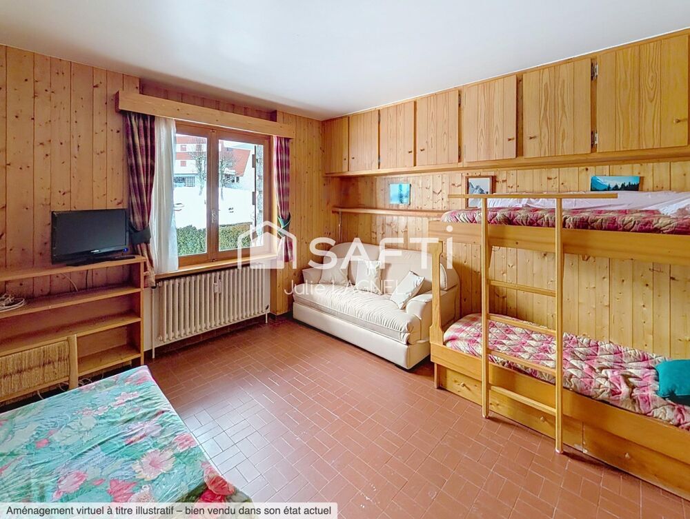 Studio cosy avec vue montagne à Megève