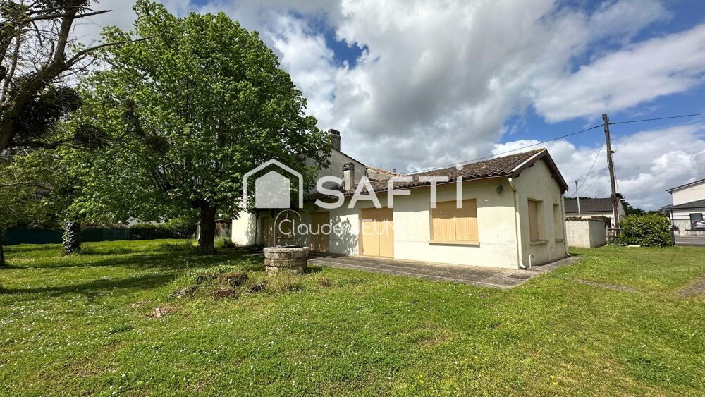 Vente Maison Maison en pierre 120 M2 4 Chambres sur terrain de 4600 M2 Ambares-et-lagrave