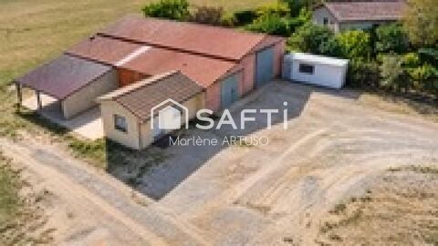 LES PUJOLS (09100) – ENTREP&Ocirc;T 300 M&sup2; + BUREAU 20 M&sup2; – TERRAIN 1 600 M&sup2; 1500 09100 Les pujols