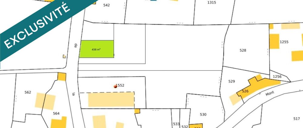 Vente Terrain Beau terrain à bâtir de 438 m² dans cadre verdoyant Vieux-viel