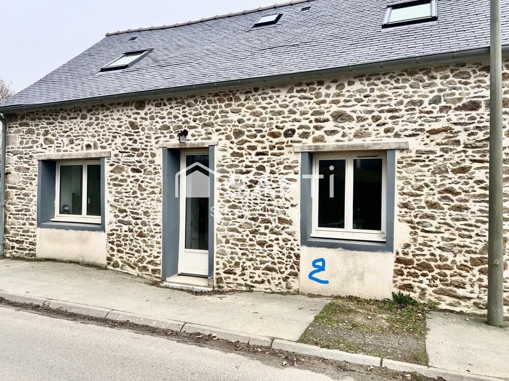 Ensemble Immobilier composé de deux maisons en pierre, un hangar, terrain