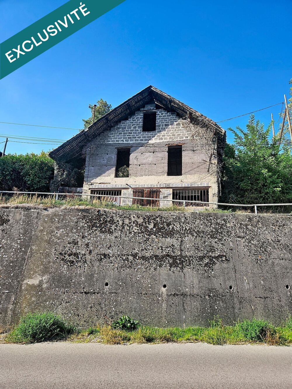 Vente Maison Grange à rénover: 140 m², vue montagne Apprieu