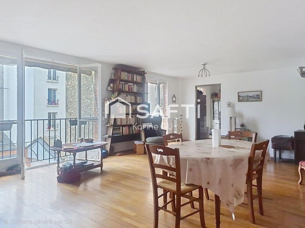 Vente Appartement Grand appartement familial lumineux en résidence calme - 4 ch- quartier maison blanche cité florale Paris 13