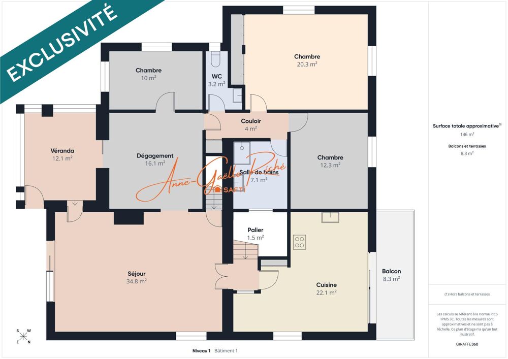 Vente Maison 255 m² + grand terrain : une maison familiale à fort potentiel à 20 min des plages Nieulle-sur-seudre
