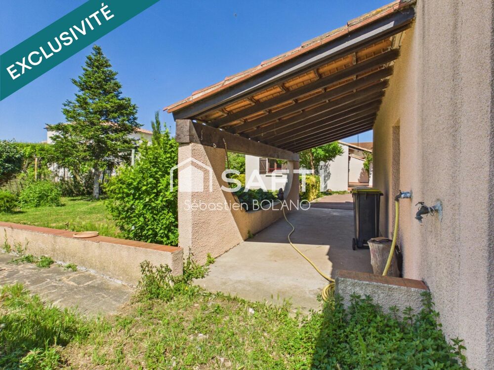 Vente Maison Maison familiale 4 faces avec piscine et grand terrain arboré au calme – Fort potentiel à Villelongue-de-la-Salanque Villelongue-de-la-salanque