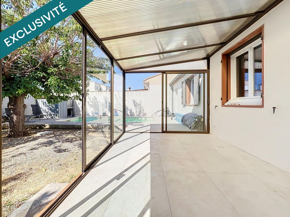 Vente Maison Maison de plain-pied - 2 chambres  – Véranda et piscine Lunel