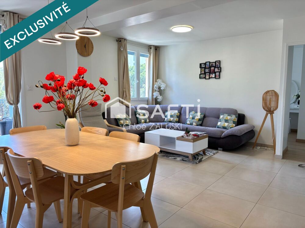 FRÉJUS  T4 entièrement rénové avec balcon et cave