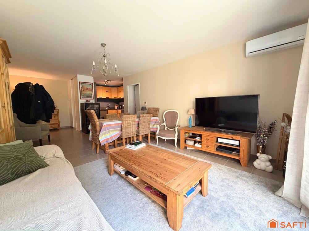 Appartement 72m2, 2 ch, terrasse 35m2,Garage!