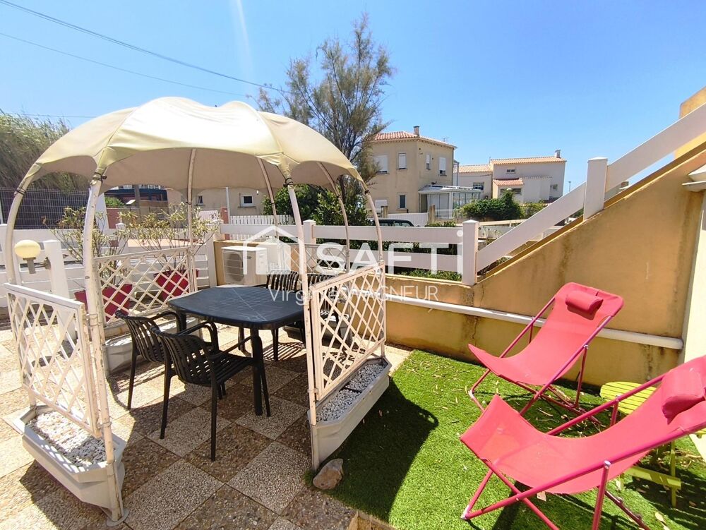 T3 en RDJ avec belle terrasse et parking privé.