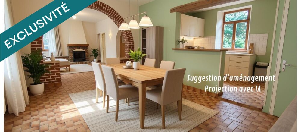 Vente Maison Maison 115 m² avec grand garage/hangar – Cousolre (59149) Cousolre