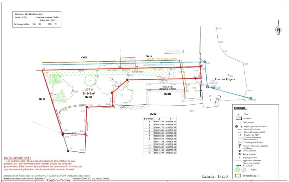 Vente Terrain Un joli projet à imaginer Saint-sebastien-sur-loire