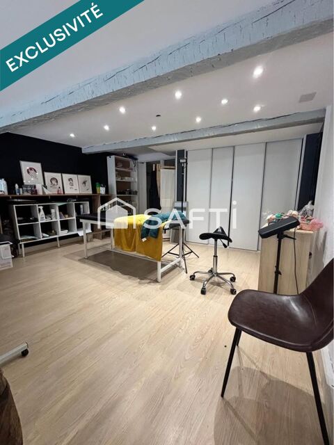   Local commercial 56m² avec vitrine, climatisé 
