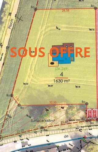  Terrain � vendre 2078 m�