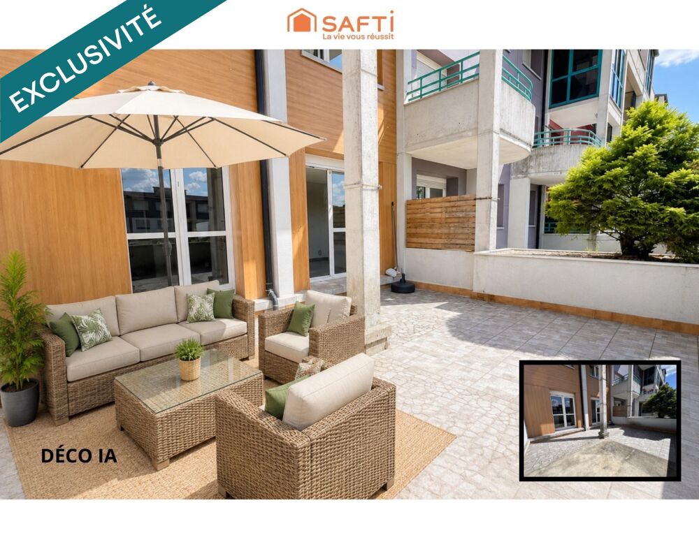 Appartement 3 chambres avec terrasse