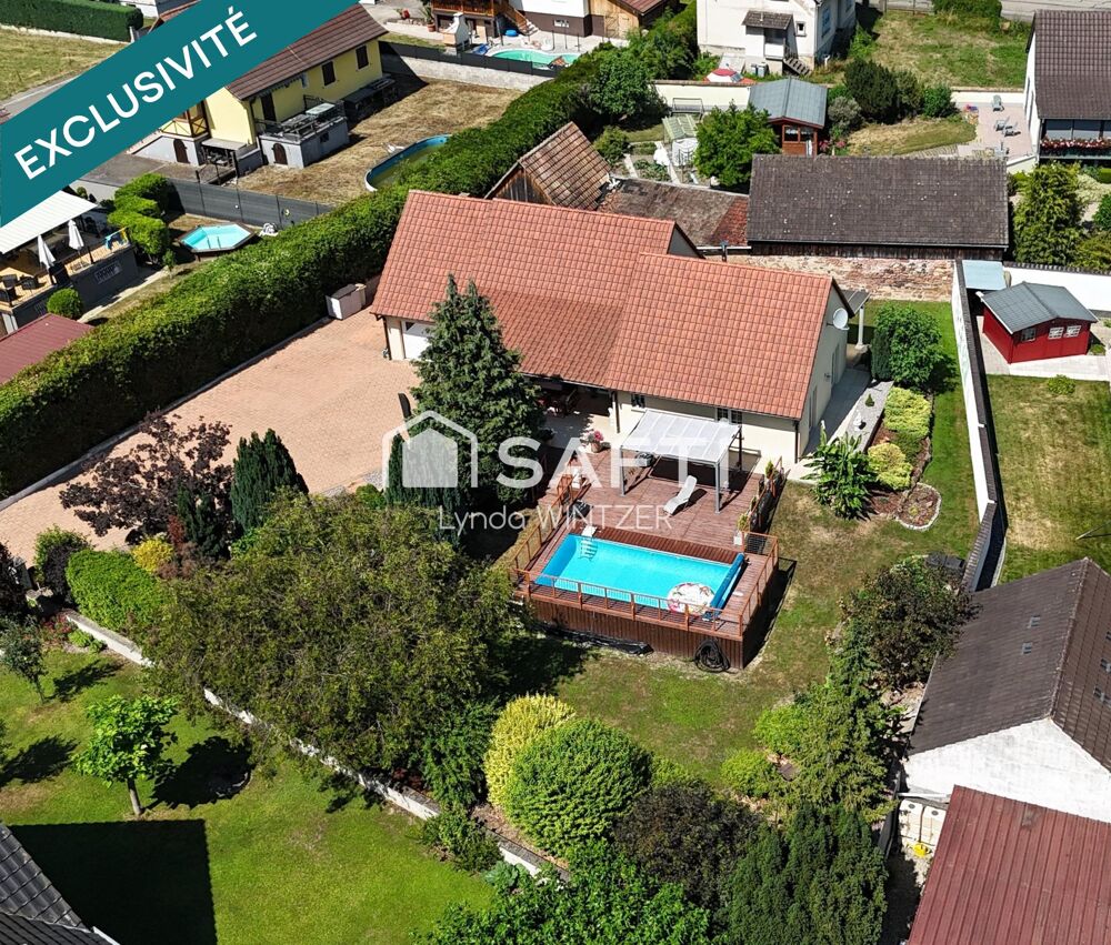 Vente Maison Au calme, superbe maison familiale avec piscine, Quatre chambres dont deux chambres de plain pied et DPE C Schoenau