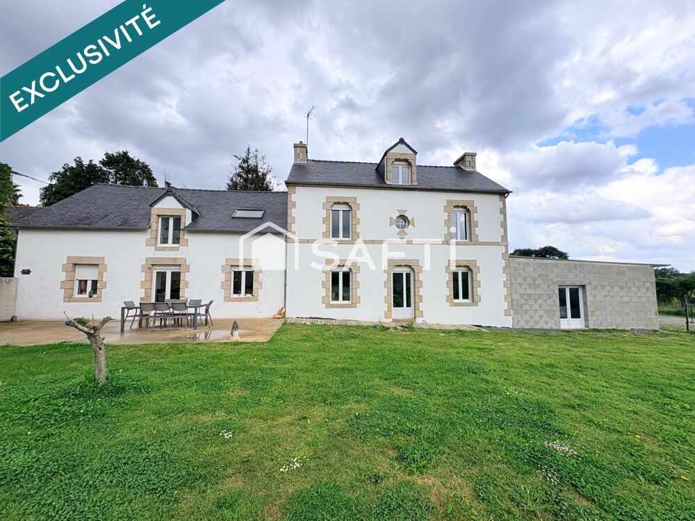 Vente Maison SPLENDIDE LONGERE DE 186 M2 SUR TERRAIN DE 3312 M2 EN CAMPAGNE DE NOYAL PONTIVY Noyal-pontivy