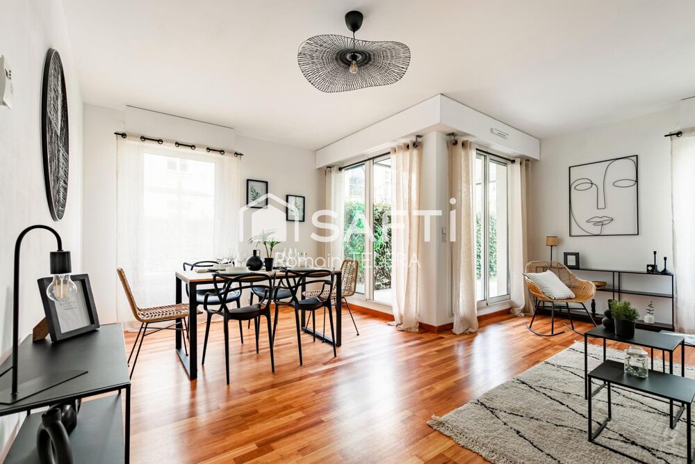 Barrière du Médoc / Tivoli : appartement T3 rénové de 77 m², avec un grand jardin et une place de parking.